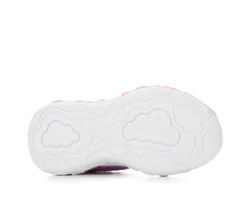 Girls' Skechers Toddler Eternal Heart Lights Light-Up Shoes