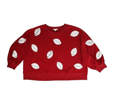 MARY SQUARE Football Millie Sweatshirts