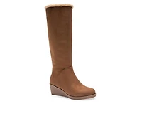 Women's Aerosoles Binocular Shearling Tall Winter Wedge Boots