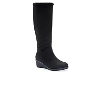 Women's Aerosoles Binocular Shearling Tall Winter Wedge Boots