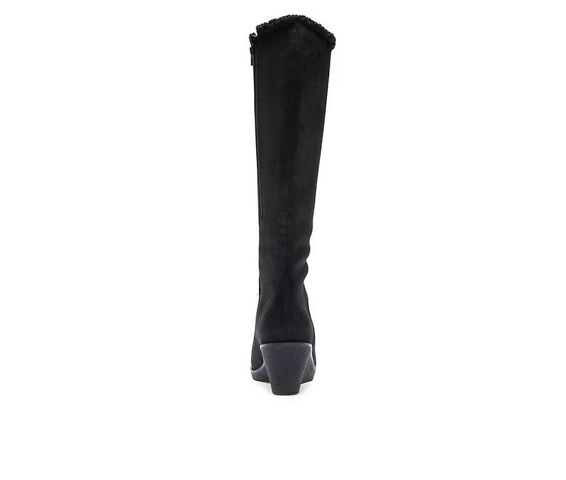 Women's Aerosoles Binocular Shearling Tall Winter Wedge Boots