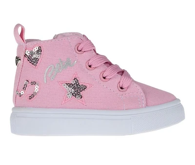 Girls' Bebe Toddler Dacee High Top Sneakers