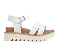 Girls' MIA Little Kid & Big Almah Platform Wedge Sandals