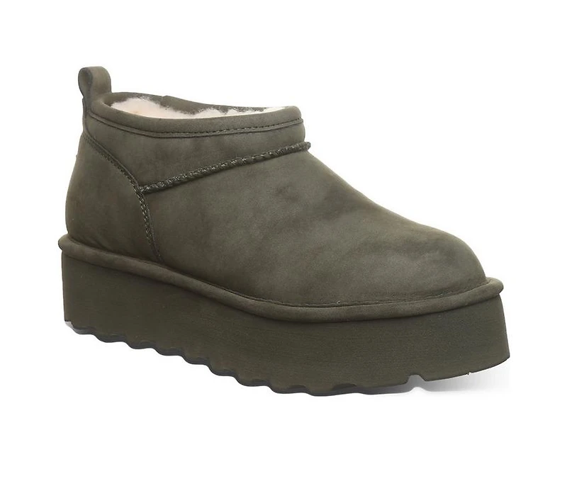 Women's Bearpaw Retro Super Short Vegan Platform Winter Booties