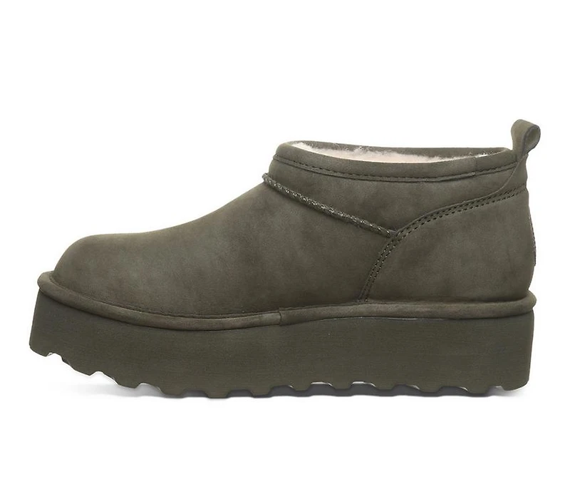 Women's Bearpaw Retro Super Short Vegan Platform Winter Booties