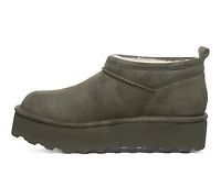 Women's Bearpaw Retro Super Short Vegan Platform Winter Booties