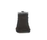 Women's Bearpaw Shorty Crochet Winter Booties