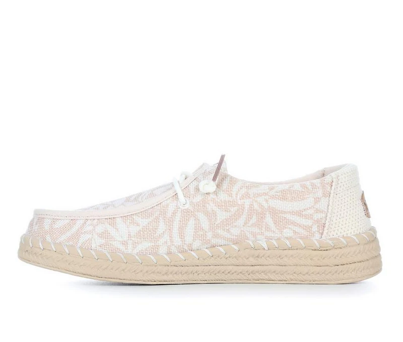 Women's HEYDUDE Wendy Espadrille Retro Palm Casual Shoes