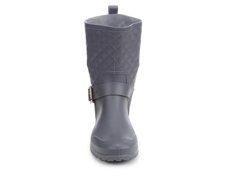Women's Capelli New York Solid Quilted Rain Boots