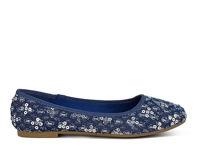 Women's London Rag Sujet Flats