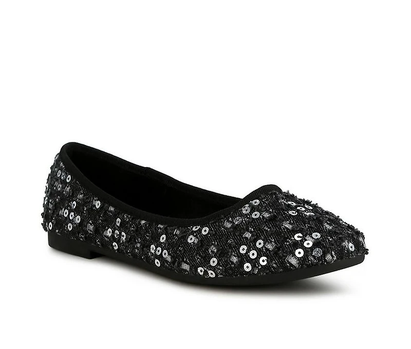 Women's London Rag Sujet Flats
