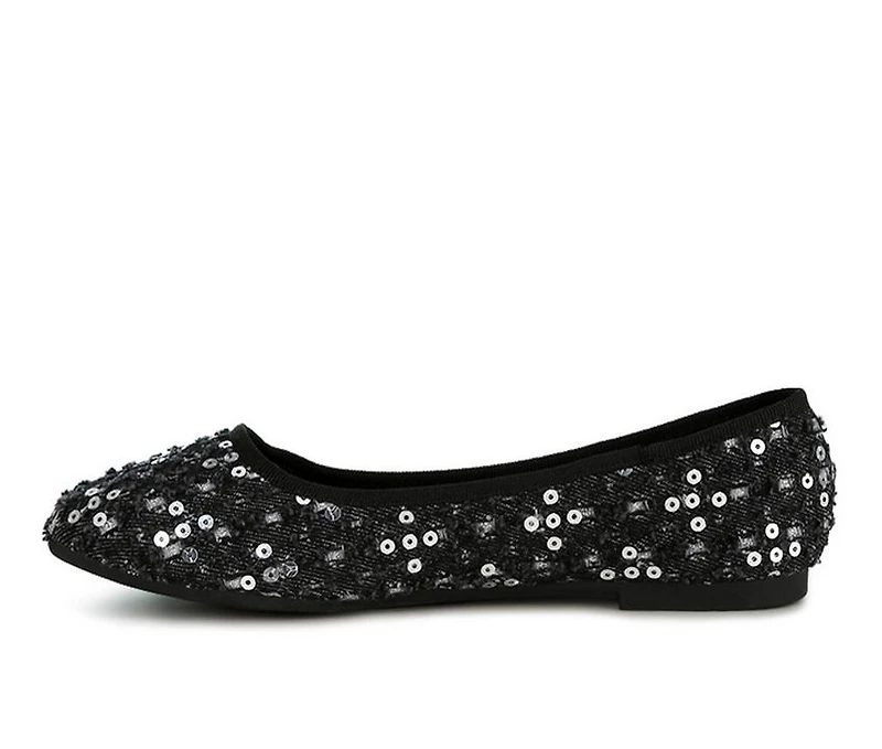 Women's London Rag Sujet Flats