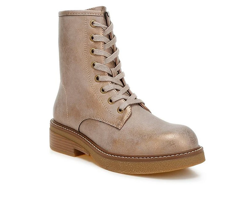 Women's London Rag Clover Combat Booties