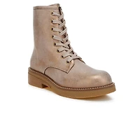Women's London Rag Clover Combat Booties