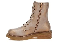Women's London Rag Clover Combat Booties