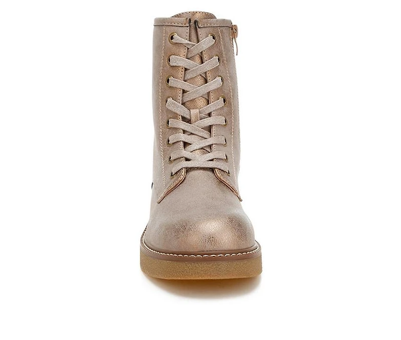Women's London Rag Clover Combat Booties