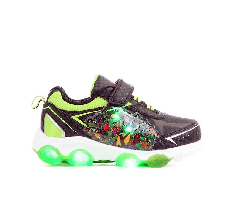 Boys' Nickelodeon Toddler & Little Kid TMNT Lighted 18 Light-Up Sneakers