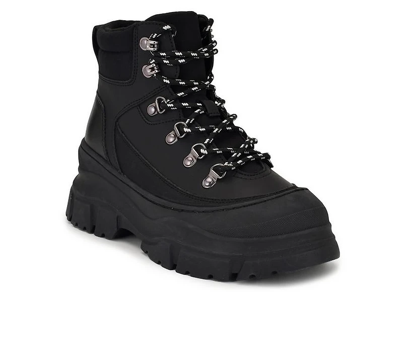 Women's Nine West Budde Combat Booties