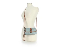 Bueno Of California Toiled Wallet on a String Crossbody Bag