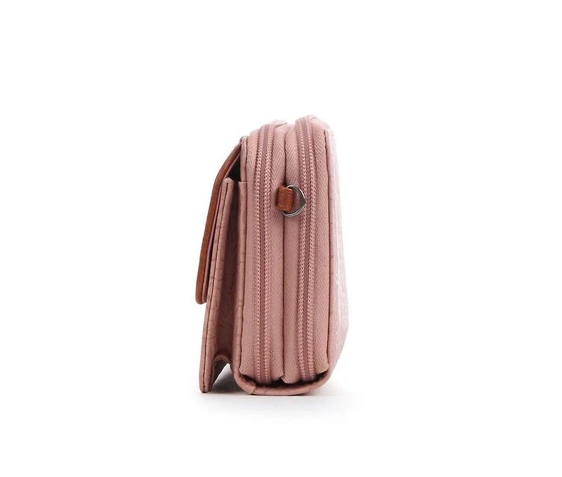 Bueno Of California Toiled Wallet on a String Crossbody Bag