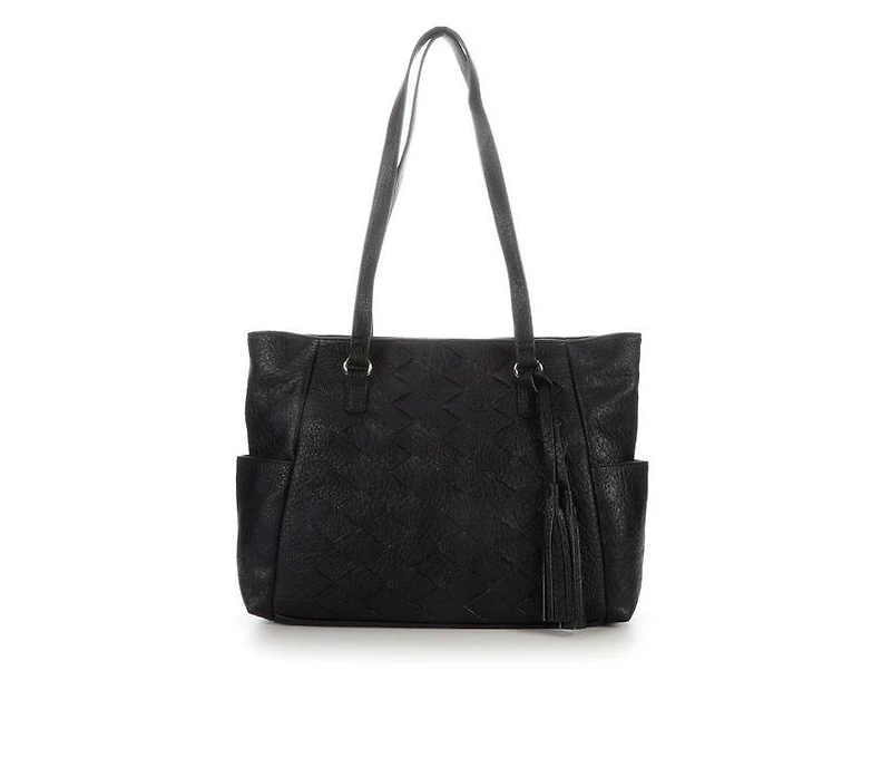 Bueno Of California Woven Tote Handbag