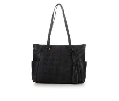 Bueno Of California Woven Tote Handbag