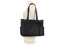 Bueno Of California Woven Tote Handbag
