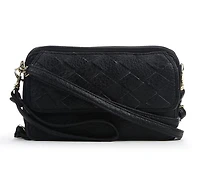 Bueno Of California Woven Wallet on a String Crossbody Bag