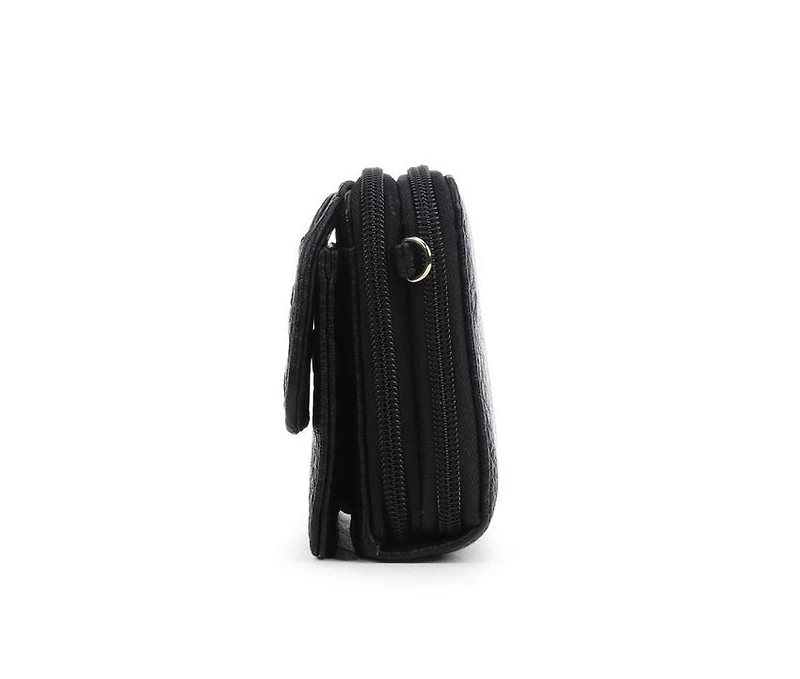 Bueno Of California Woven Wallet on a String Crossbody Bag