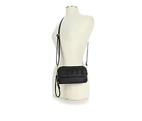 Bueno Of California Woven Wallet on a String Crossbody Bag