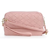 Bueno Of California Woven Wallet on a String Crossbody Bag