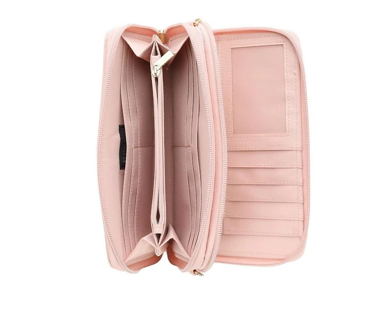 Bueno Of California Woven Wallet on a String Crossbody Bag