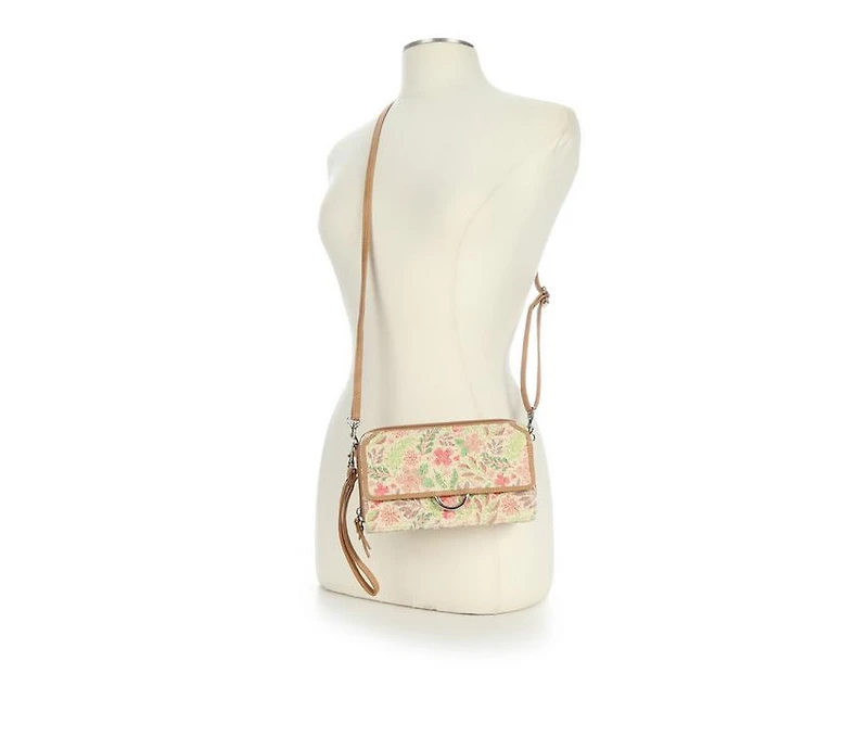 Bueno Of California Straw Wallet on a String Handbag