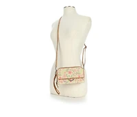 Bueno Of California Straw Wallet on a String Handbag