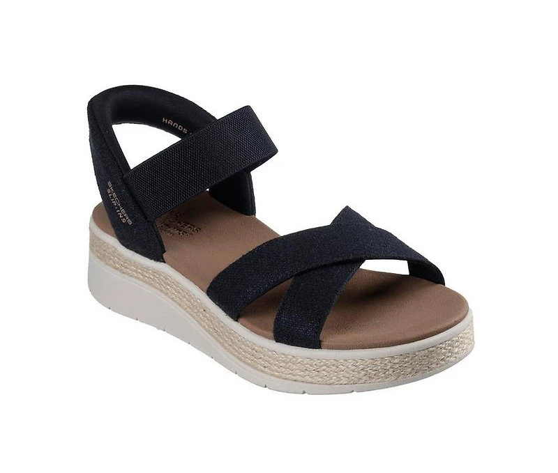 Women's BOBS 114417 Sun Ray Slip-Ins Wedge Sandals