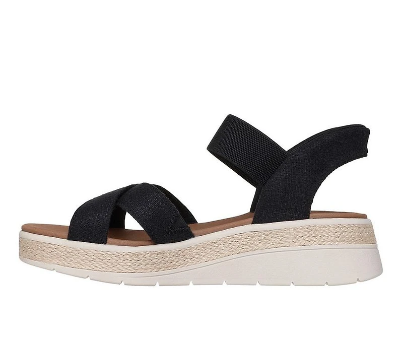 Women's BOBS 114417 Sun Ray Slip-Ins Wedge Sandals