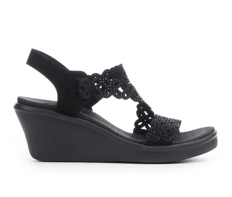 Women's Skechers Cali Rumble on Sassier 119617 Wedge Sandals