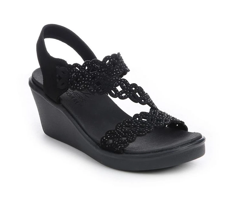 Women's Skechers Cali Rumble on Sassier 119617 Wedge Sandals