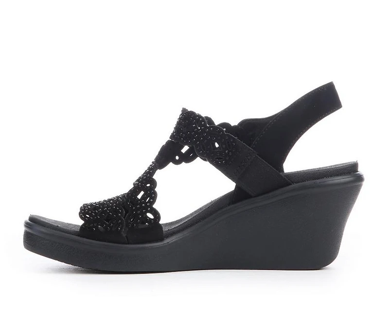 Women's Skechers Cali Rumble on Sassier 119617 Wedge Sandals