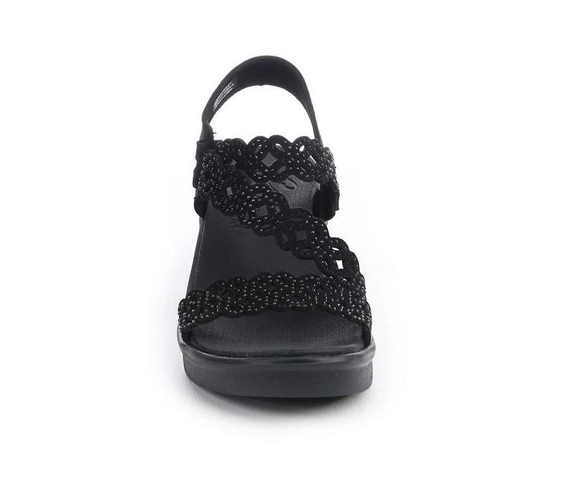 Women's Skechers Cali Rumble on Sassier 119617 Wedge Sandals