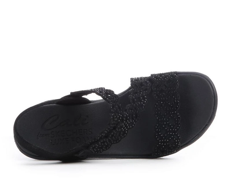Women's Skechers Cali Rumble on Sassier 119617 Wedge Sandals