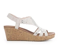 Women's Skechers Cali Beverlee Dazzling Charm 119588 Wedge Sandals