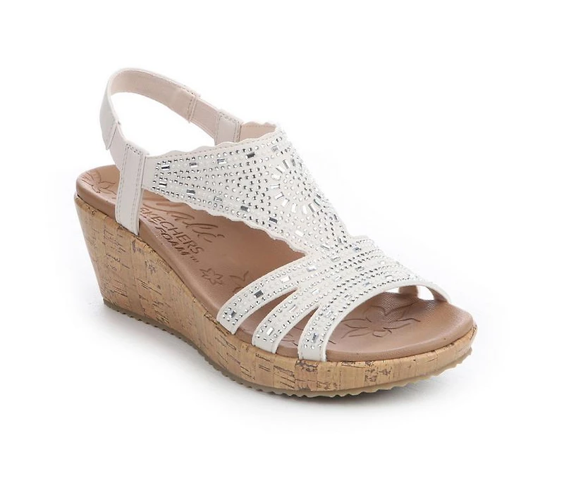 Women's Skechers Cali Beverlee Dazzling Charm 119588 Wedge Sandals