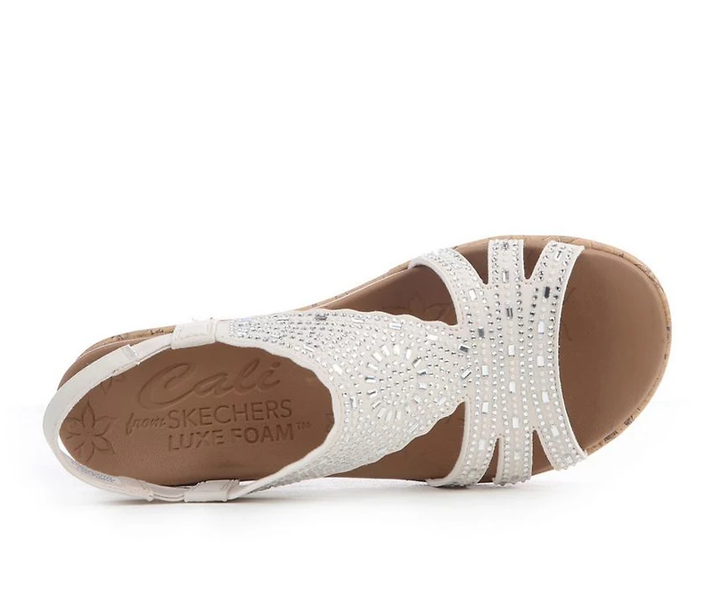 Women's Skechers Cali Beverlee Dazzling Charm 119588 Wedge Sandals