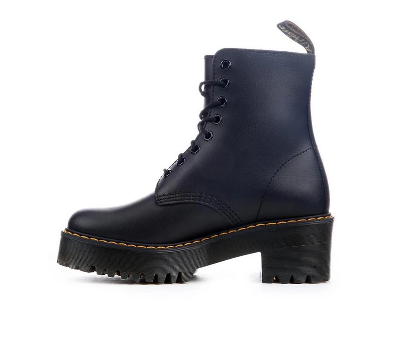 Women's Dr. Martens Sanguine 8 Eye Heeled Combat Boots