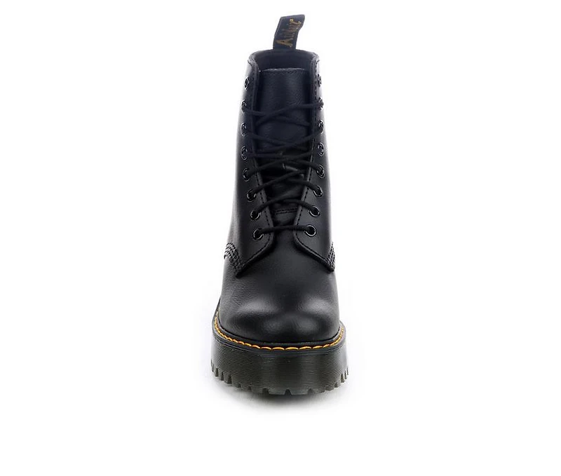 Women's Dr. Martens Sanguine 8 Eye Heeled Combat Boots
