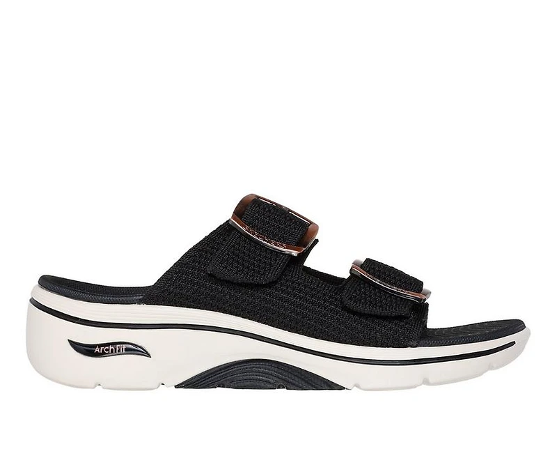Women's Skechers Go Walk Arch Fit 140871 Wedge Sandals