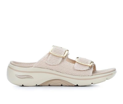 Women's Skechers Go Walk Arch Fit 140871 Wedge Sandals