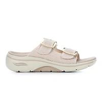Women's Skechers Go Walk Arch Fit 140871 Wedge Sandals