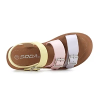 Girls' Soda Little Kid & Big Taffy Sandals